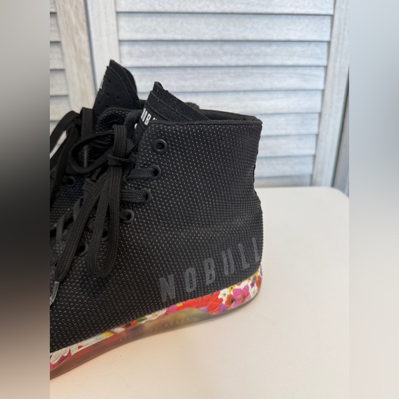 Nobull Women’s Outwork High Top Floral Trainer Shoes Size 9.5” - Picture 3 of 10